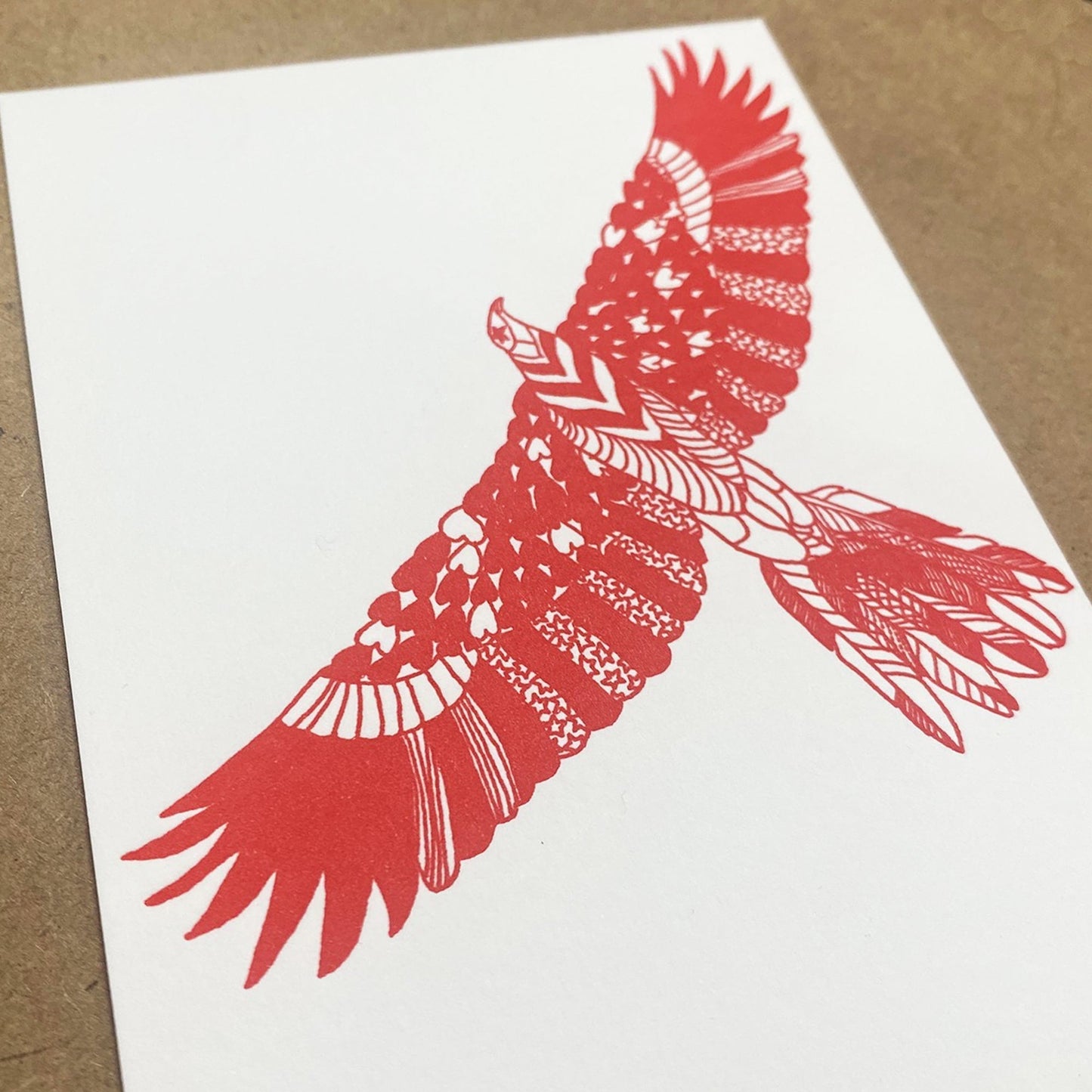 ポストカード / FLY LIKE AN EAGLE RED