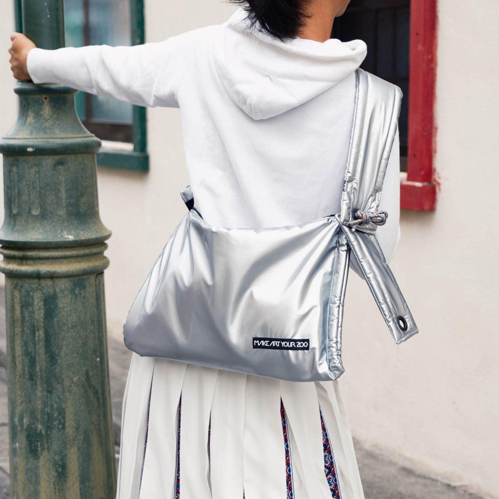 TASUKI FUSS BAG SHINE (M) ベルトセット (SILVER)