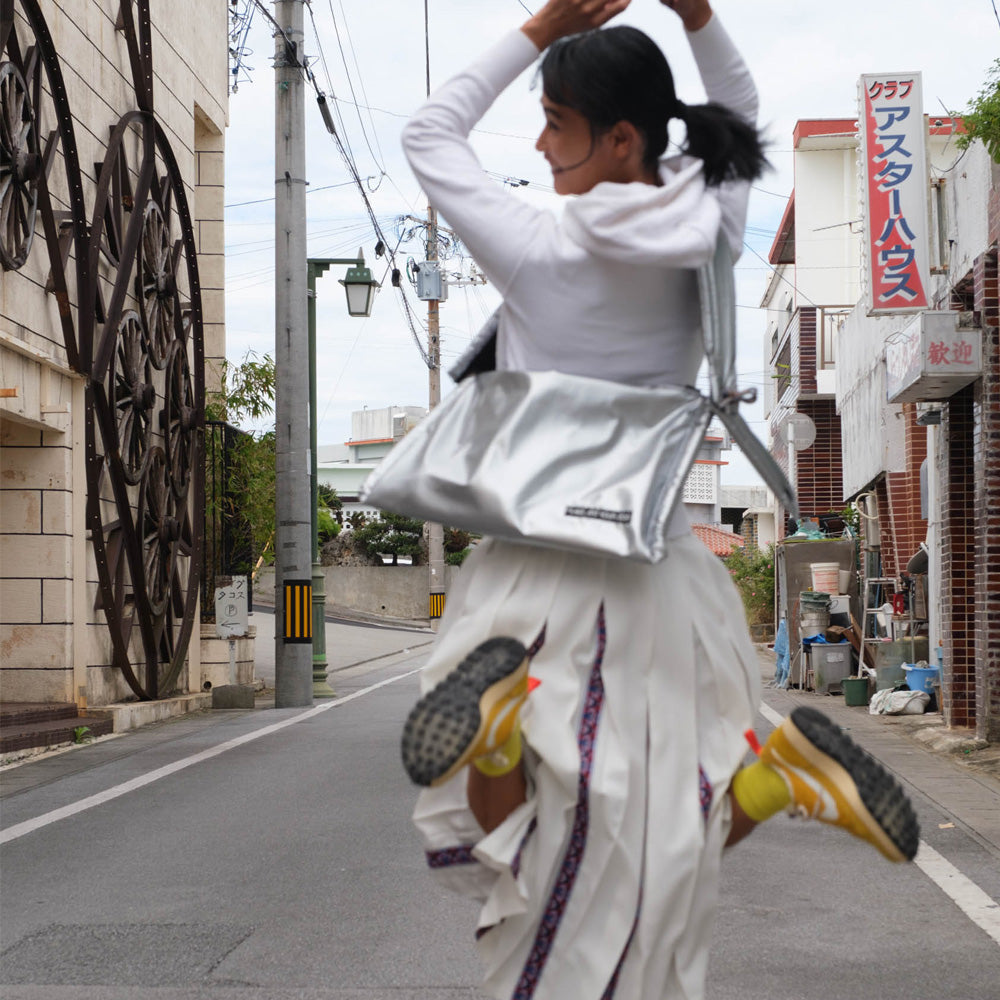 TASUKI FUSS BAG SHINE (M) ベルトセット (SILVER)