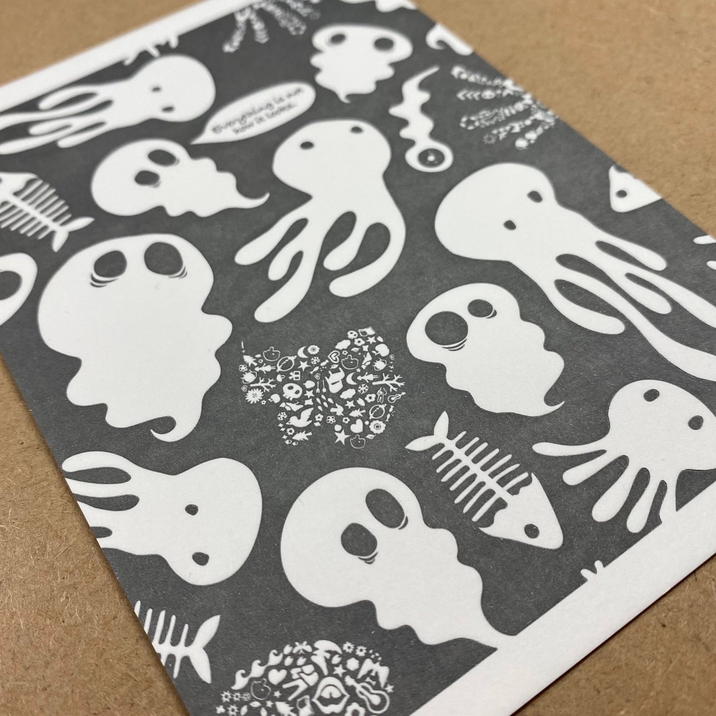ポストカード / Ghost Poo BLK