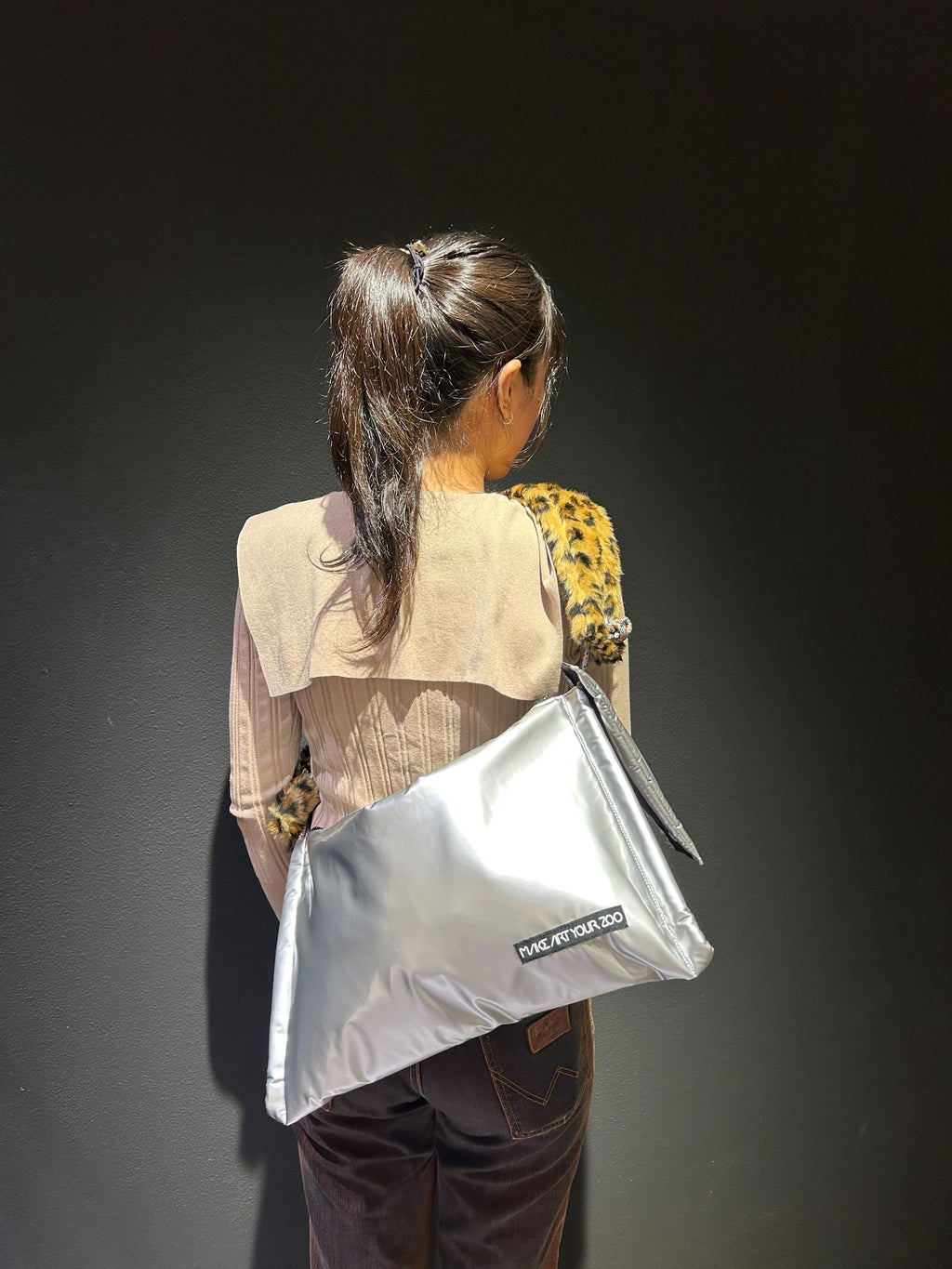 TASUKI FUSS BAG SHINE (M) ＆ "LEOPARD FUR" ベルトセット