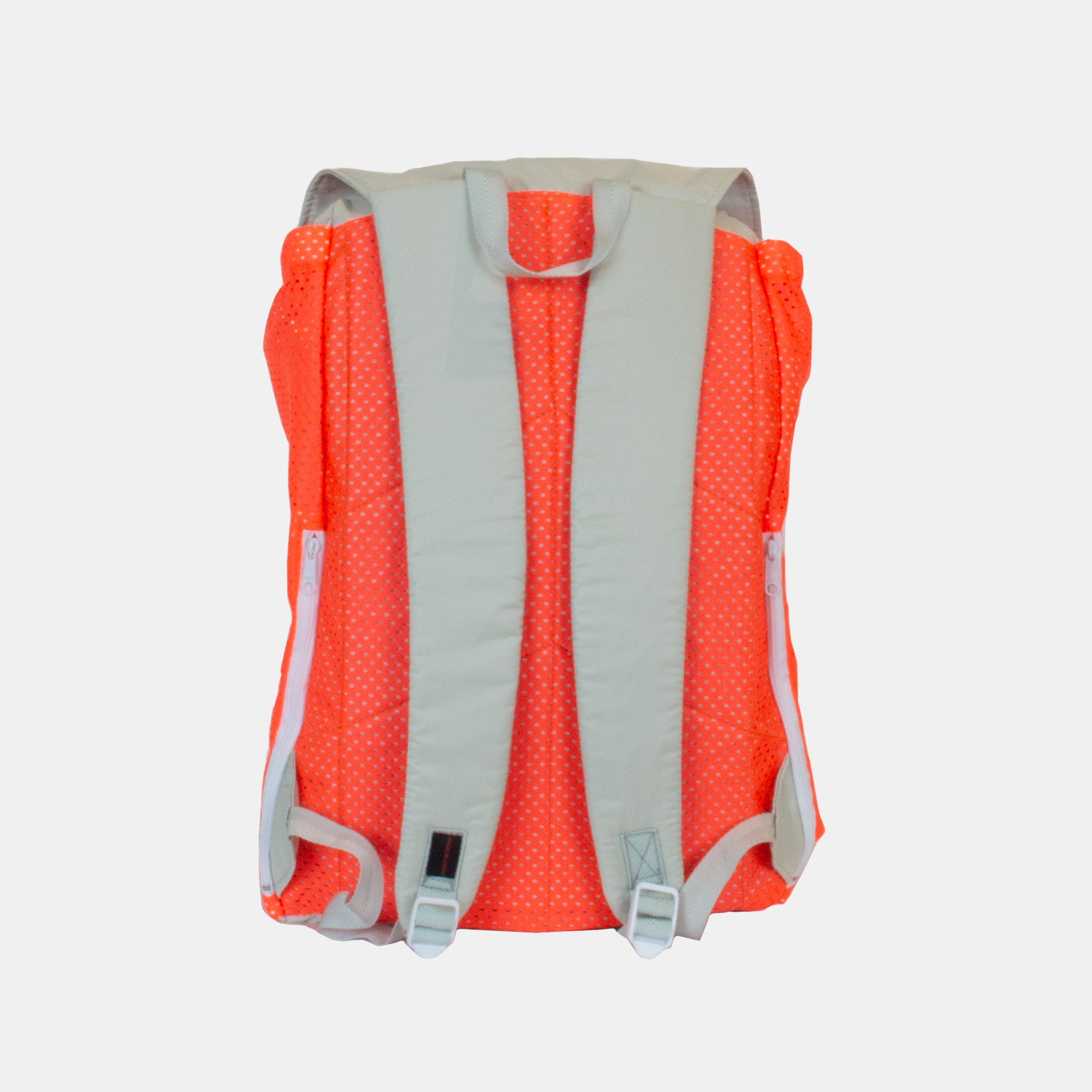 Oblong pockets backpack