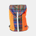 Oblong pockets backpack TARTAN