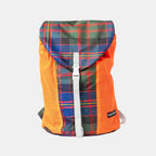 Oblong pockets backpack TARTAN