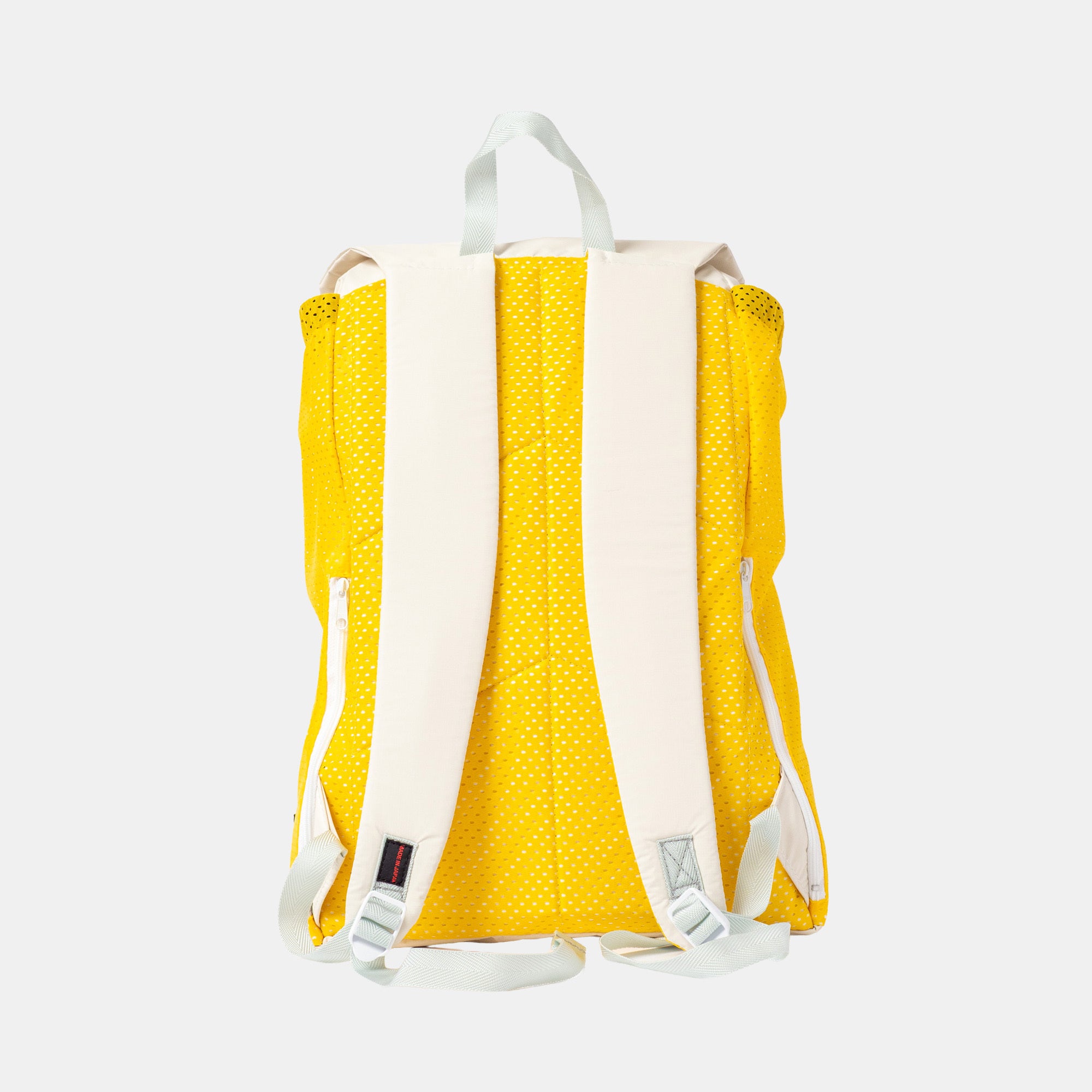 Oblong pockets backpack