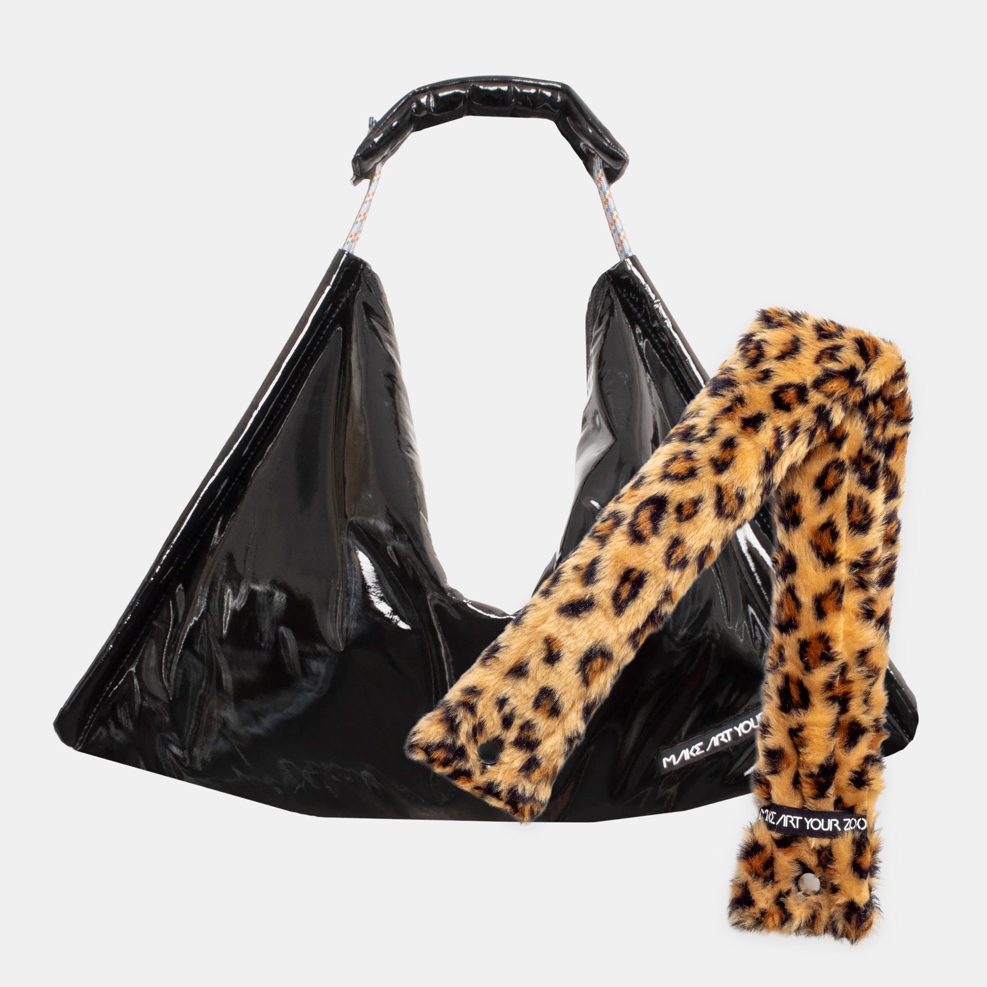 TASUKI FUSS BAG SHINE (L)＆ "LEOPARD FUR" ベルトセット