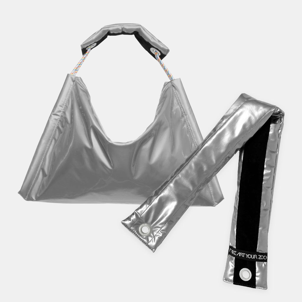 TASUKI FUSS BAG SHINE (M) ベルトセット (SILVER)