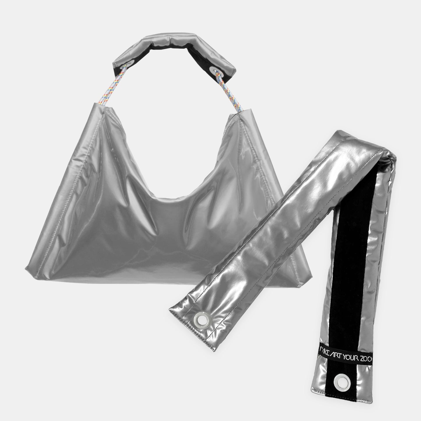 TASUKI FUSS BAG SHINE (M) ベルトセット (SILVER)